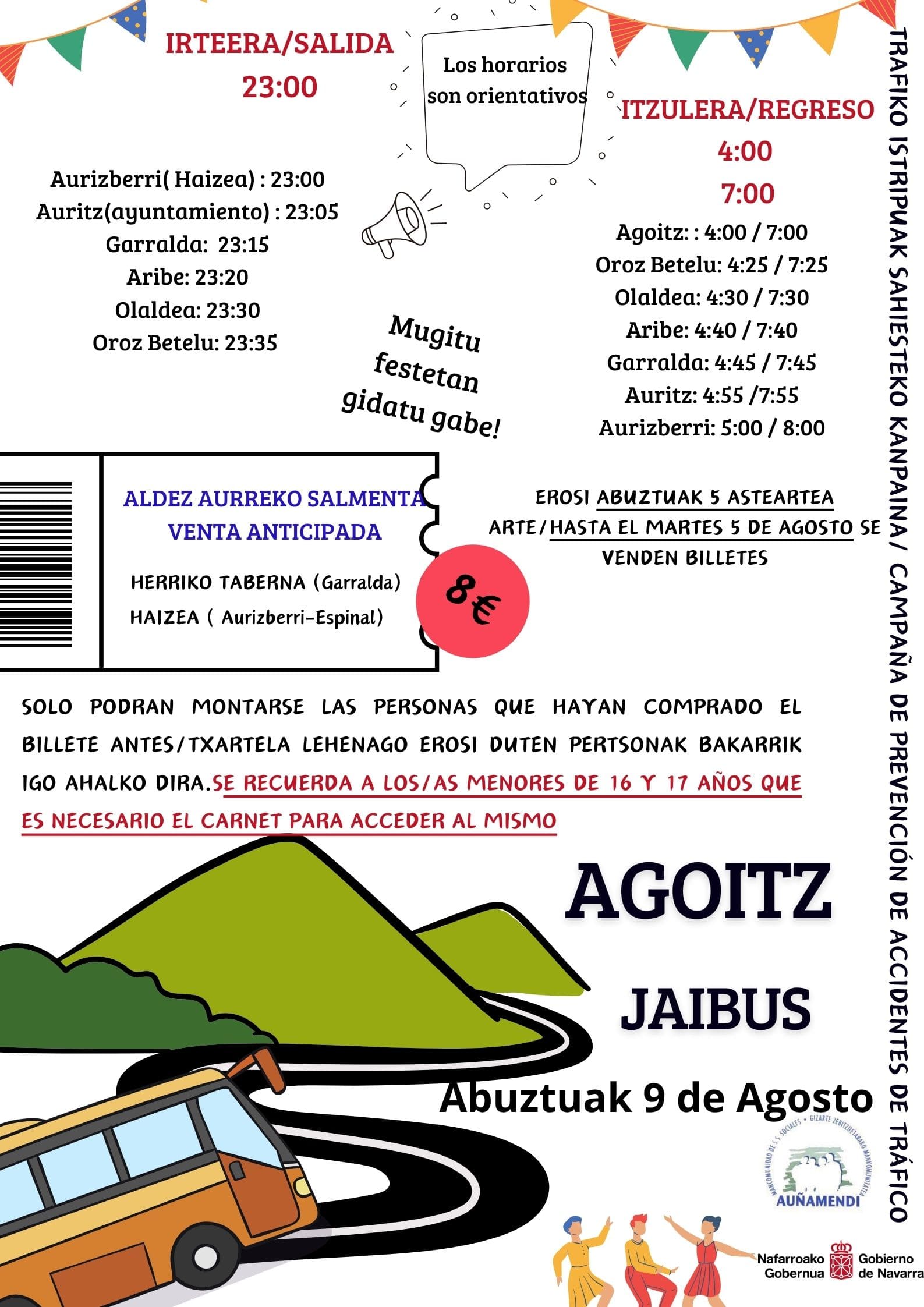 AGOITZEKO JAIBUS 2025