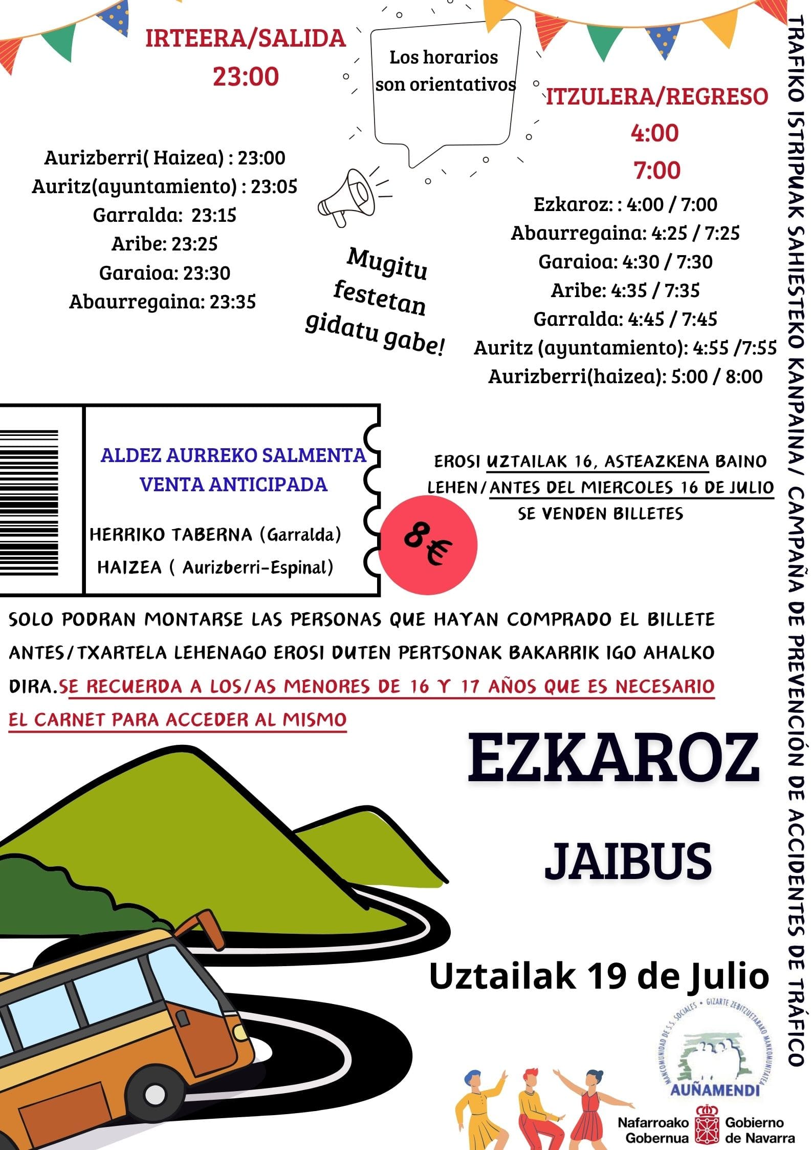 KARTELA EZKAROZ JAIBUS 2025